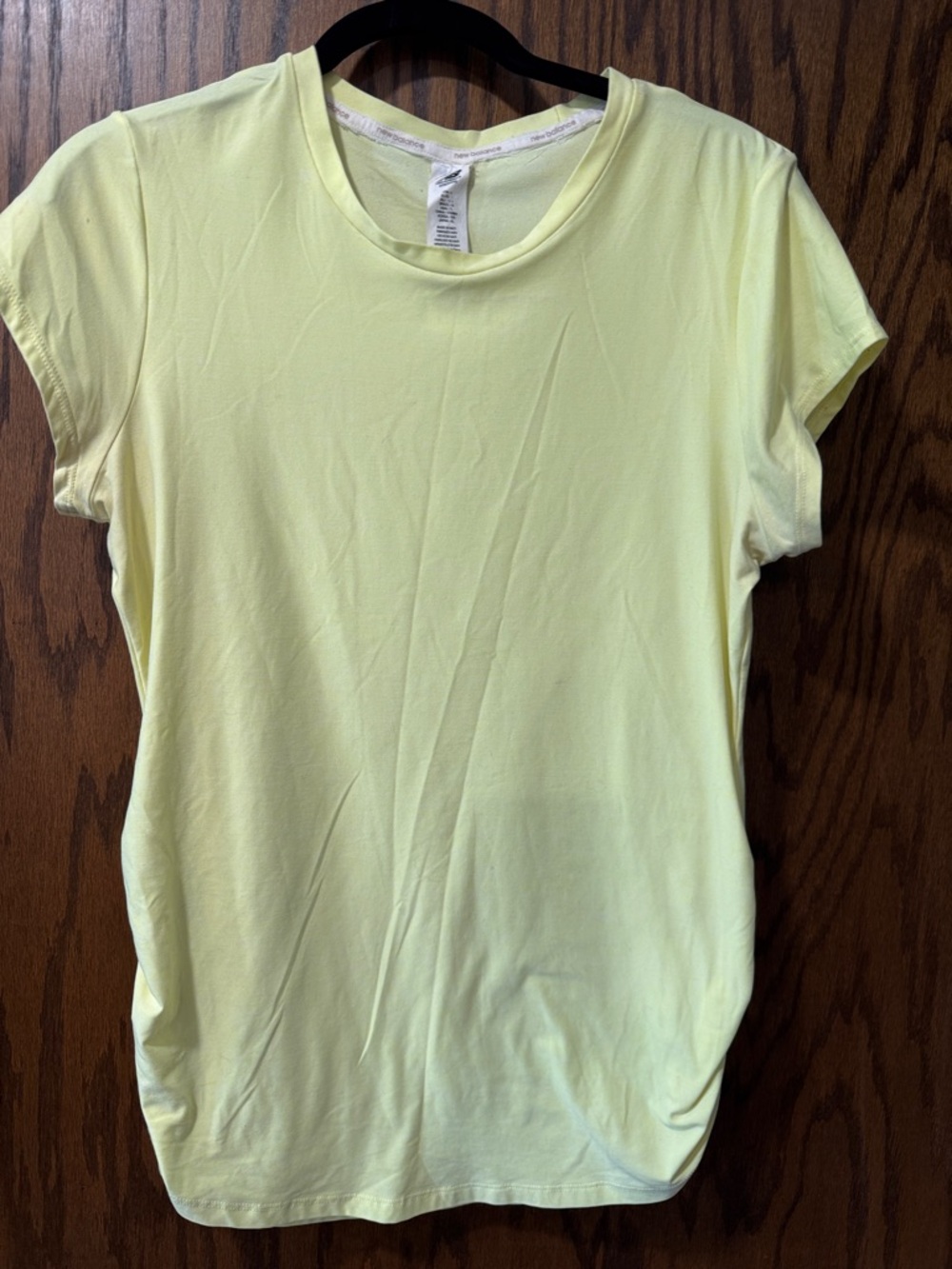 New Balance Short Sleeve Crew Tee in Neon Yellow